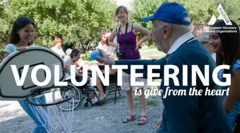 Uno de las razones para ser voluntario. Campaña de la Alianza de Organizaciones 