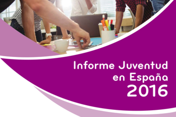 Portada del Informe Juventud en España 2016