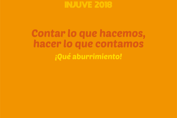 Portada folleto Residencias artísticas Injuve 2018