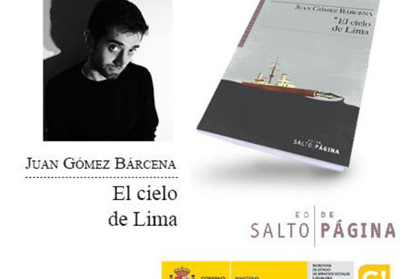 Detalle de la invitación presentación de la novela 'El cielo de Lima'