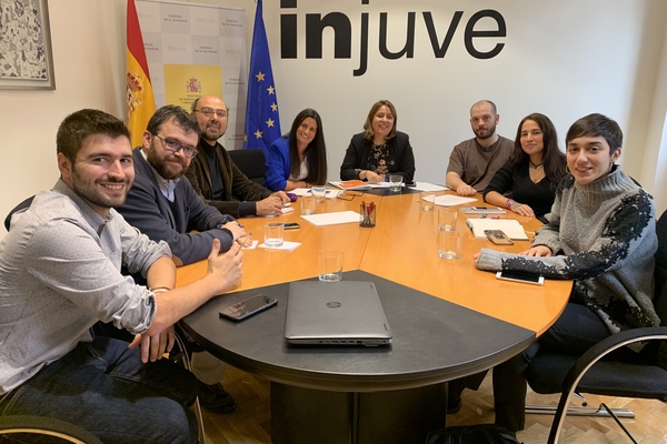 Reunión del equipo Injuve y la Comisión Permanente del CJE