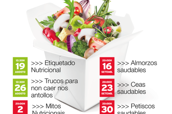 Cartel Masterclass online de nutrición