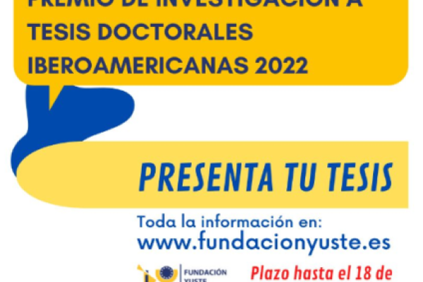 Imagen Premio de Investigación a Tesis Doctorales Iberoamericanas