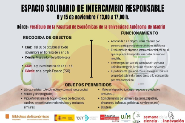 Imagen II Edición Espacio Solidario de Intercambio Responsable. UAM