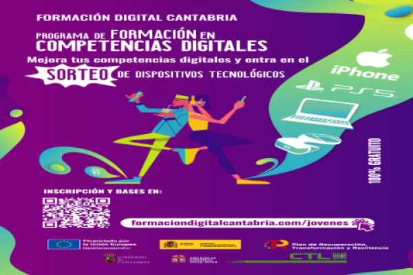 Imagen Formación Digital Cantabria. Competencias Digitales