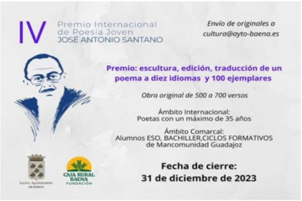Imagen IV Concurso Internacional de Poesía Joven "José Antonio Santano"