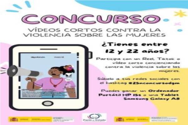 Imagen Concurso Juventud contra la Violencia  sobre las mujeres: Vídeos Cortos