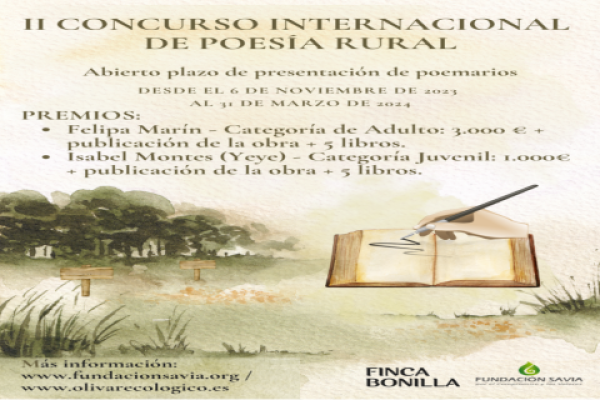 Imagen II Concurso Internacional de Poesía Rural 