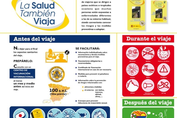 Programa La salud también viaja. Consejos antes, durante y después de un viaje internacional