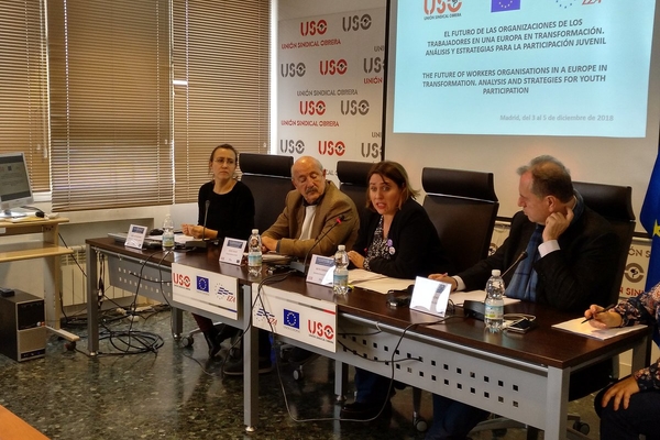 Ruth Carrasco interviene en el seminario internacional organizado por USO