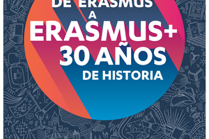 Cartel de la celebración del 30 aniversario del programa europeo Erasmus