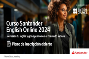 Imagen Curso Santander  English Online 2024 - British Council