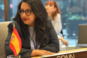 Margarita Guerrero en el ECOSOC Youth Forum 2024