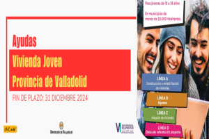 Imagen Subvenciones "Vivienda joven" 2024. Diputación de Valladolid
